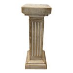 CERAMICA- COLUNA ALT.90X30L. CM COR:BRANCO/OURO