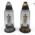 S110 CANDEEIRO DE VIDRO CX. C/6 COR:SORTIDAS