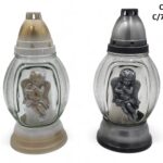 S216 CANDEEIRO DE VIDRO CX. C/ COR:SORTIDAS