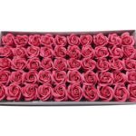 CAIXA C/50 ROSAS SABAO 5CM COR:ROSA VELHO