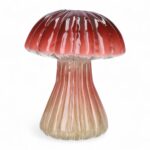 COGUMELO CERAMICA C/FURO COR:VERMELHO