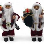 PAI NATAL EM PE C/PRESENTE SORTIDOS COR:VERMELHO