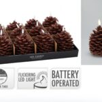 PINHA LED PILHA 2XAA  COR:CASTANHO