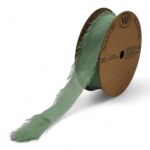 FITA C/BORDA DESFIADA 3CMX10MT COR:VERDE
