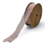 FITA C/BORDA DESFIADA 3CMX10MT COR:ROSA BEBE