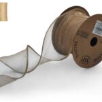 FITA ORGANZA ONDULADA 6.3CMX10MT COR:OURO