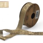 FITA CHENILLE 2.5CMX10MT COR:OURO