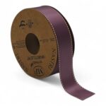 FITA SATINEE C/FIO OURO 2.5CMX20MT COR:ROSA