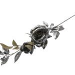 ARTIFICIAL- ROSA X2 COR:PRATA