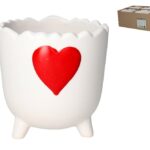 VASO CERAMICA C/CORAÇAO