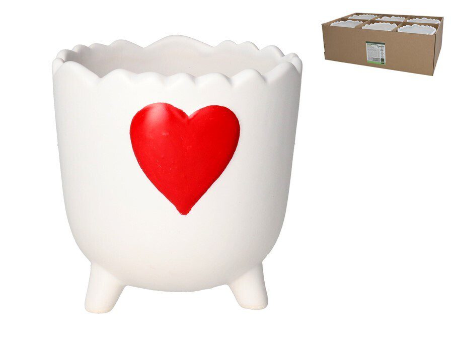 8445393429250 VASO CERAMICA C/CORAÇAO - Image 1