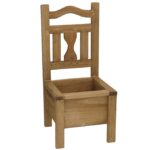 FLOREIRA CADEIRA MADEIRA CASTANHO