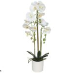 VASO ORQUIDEAS C/3 HASTE  X14 FLORES