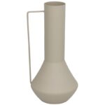 JARRA METAL C/PEGA COR:BEGE