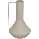 JARRA METAL C/PEGA COR:BEGE