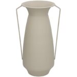 JARRA METAL C/PEGA COR:BEGE