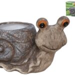 VASO FIG. CARACOL C/FURO COR:NATURAL