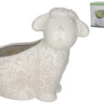 VASO OVELHA COR:BEGE