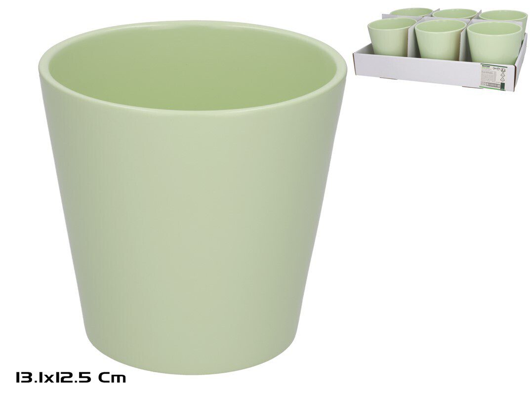 8445393429366 VASO CERAMICA COR:VERDE - Image 1