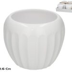 VASO CERAMICA COR:BRANCO