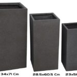 CONJ.3 COLUNAS CERAMICA COR:CASTANHO