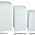 CONJ.3 COLUNAS CERAMICA COR:BRANCO