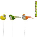 PASSAROS COLORIDOS 10CM CX.C/12UNID