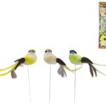 PASSAROS COLORIDOS 13CM CX.C/12UNID