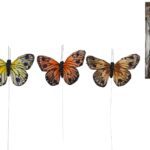 BORBOLETAS COLORIDAS 8CM CX. C/12UNID