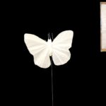 BORBOLETAS BRANCAS 10CM CX. C/6UNID