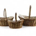 CONJ.3 CESTO C/ASA OVAL