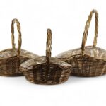 CONJ.3 CESTO C/ASA OVAL