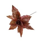 ARTIFICIAL- POINSETTIA COLECCION ORGANZA COR:VERMELHO