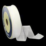 ROLO DE FITA ORGANZA 2.5CMX50MT COR:BRANCO
