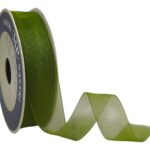 ROLO DE FITA ORGANZA 2.5CMX50MT COR:VERDE