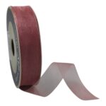 ROLO DE FITA ORGANZA 2.5CMX50MT COR:ROSA VELHO