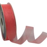 ROLO DE FITA ORGANZA 2.5CMX50MT COR:ROSA