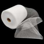 ROLO TULE 12,5CMX100MT COR:BRANCO