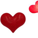 CORAÇAO C/LUZ LED PLASTICO 19CM