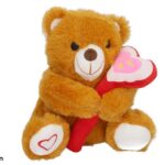 URSO CORAÇÃO 20 CM