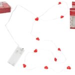 GRINALDA DE CORACAO 10 LEDS 1.20 MT