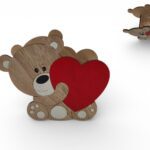 VASO URSO MADEIRA DUPLO