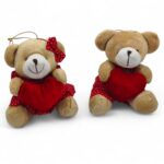 URSO VESTIDO C/PINTAS SORTIDOS