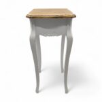 MESA AUXILIAR MADEIRA COR:BRANCO