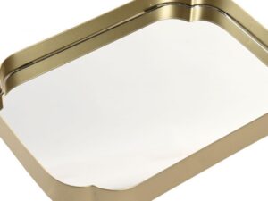 BANDEJA DECORACAO ESPELHO METAL