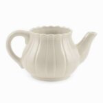 BULE DE CHA CERAMICA P/VASO COR:CREME