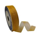 ROLO DE FITA ORGANZA 2.5CMX50MT COR:DOURADO