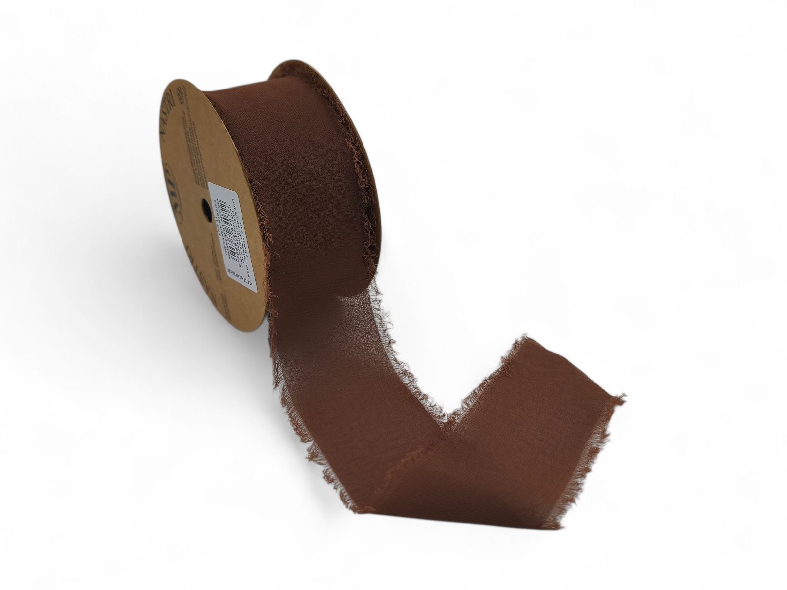 4703 11 FITA C/BORDA DESFIADA 5CMX10MT COR:CASTANHO - Image 1