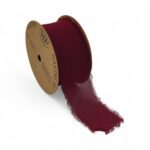 FITA C/BORDA DESFIADA 5CMX10MT COR:BORDO