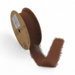 FITA C/BORDA DESFIADA 3CMX10MT COR:CASTANHO